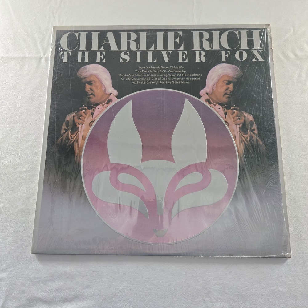 Charlie Rich The Silver Fox 1974 Epic Records PE33250 Vinyl LP Record EX Tested